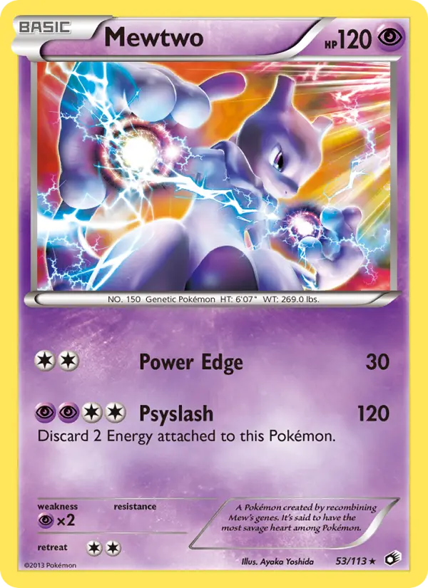 Mewtwo 53 Legendary Treasures Pokesingles