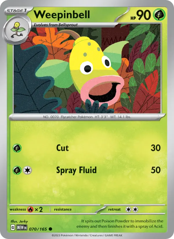 Weepinbell 70 151 Pokesingles
