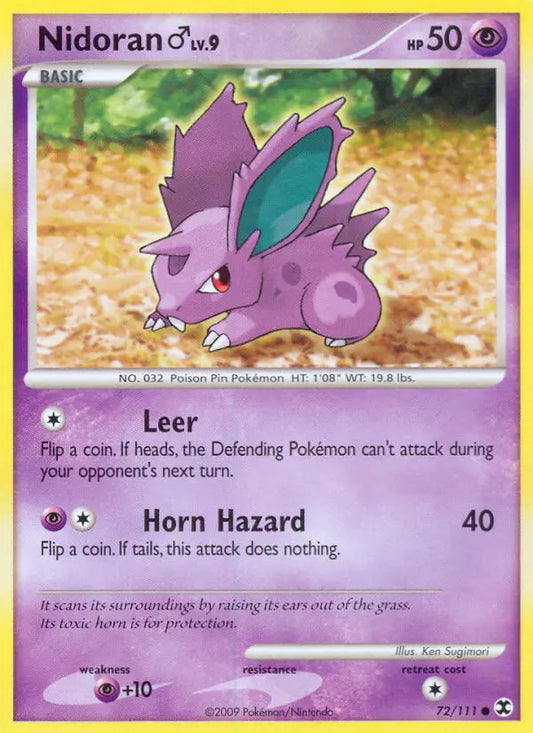 Nidoran♂ 72 Rising Rivals Pokesingles