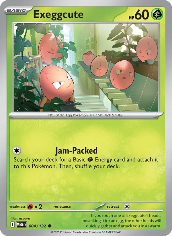 Exeggcute 4 Mega Evolution Pokesingles