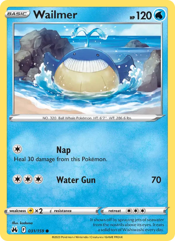 Wailmer 31 Crown Zenith Pokesingles