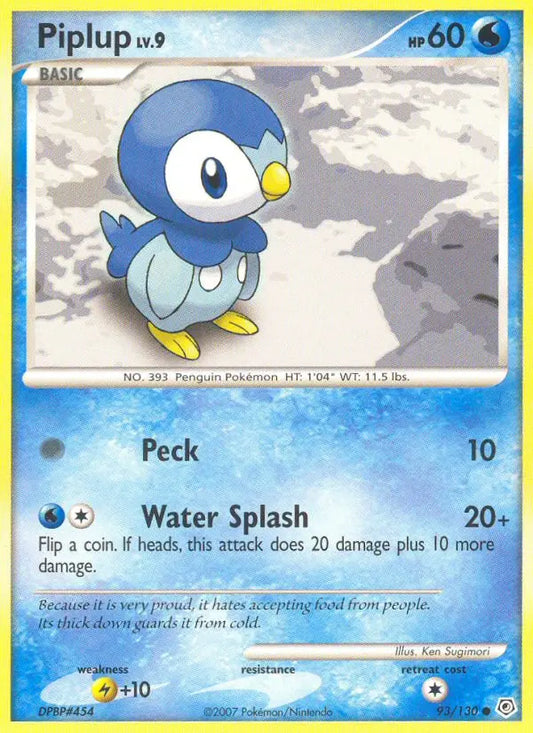 Piplup 93 Diamond & Pearl Pokesingles