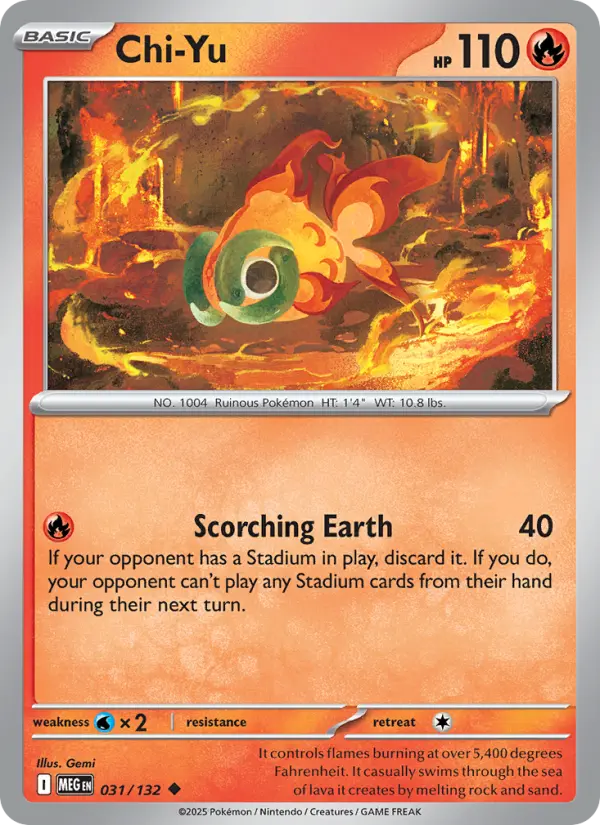 Chi-Yu 31 Mega Evolution Pokesingles