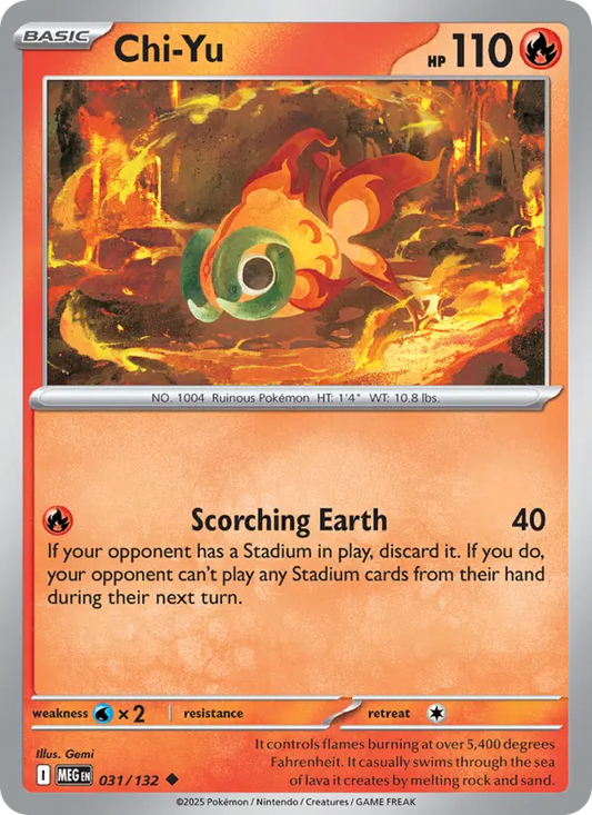 Chi-Yu 31 Mega Evolution Pokesingles