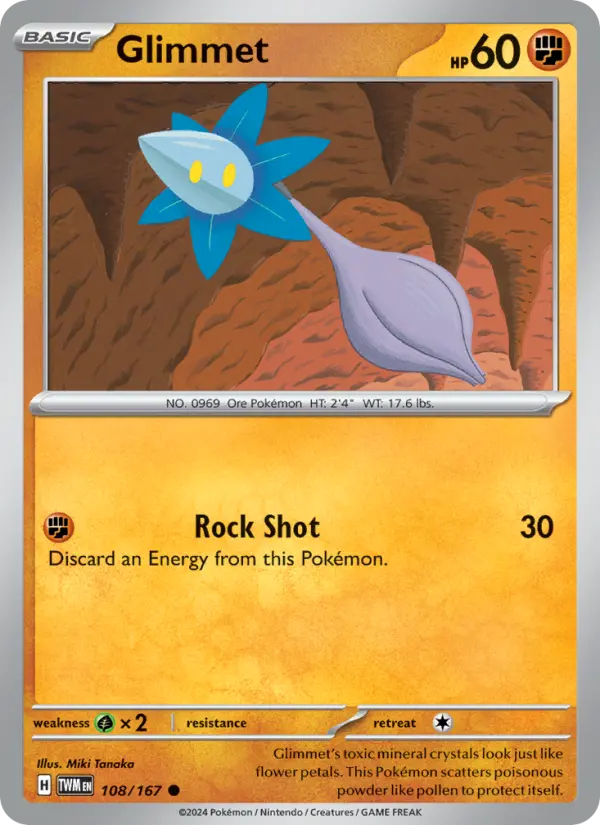 Glimmet 108 Twilight Masquerade Pokesingles