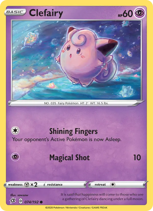 Clefairy 74 Rebel Clash Pokesingles