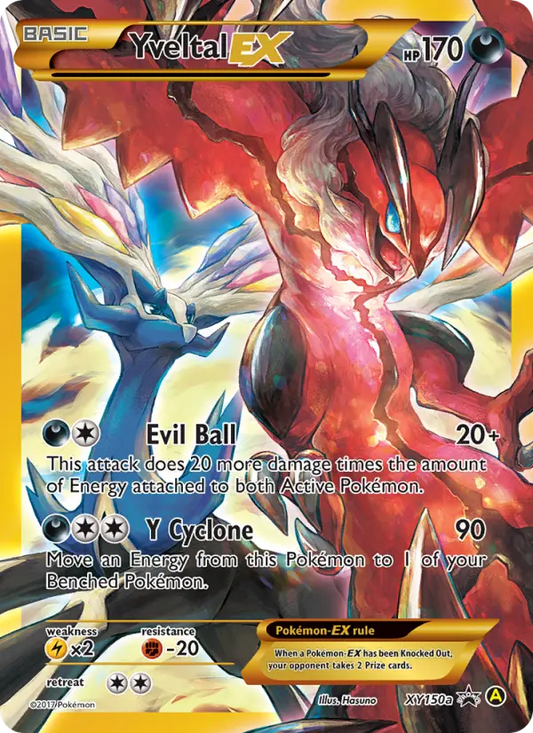 Yveltal-EX XY150a XY Black Star Promos Pokesingles