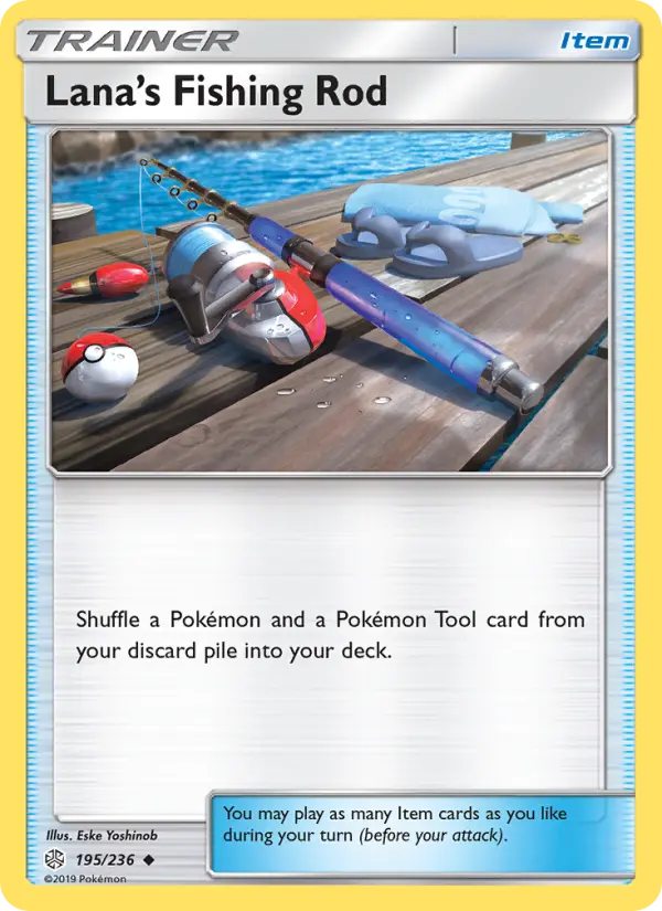 Lana’s Fishing Rod 195 Cosmic Eclipse Pokesingles