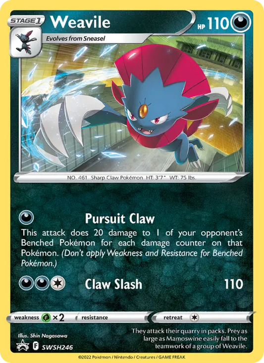 Weavile SWSH246 SWSH Black Star Promos Pokesingles