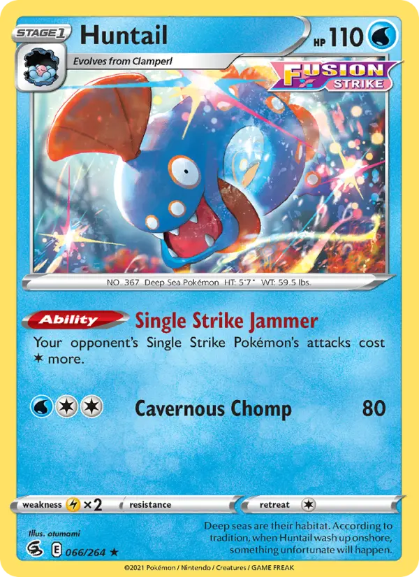 Huntail 66 Fusion Strike Pokesingles