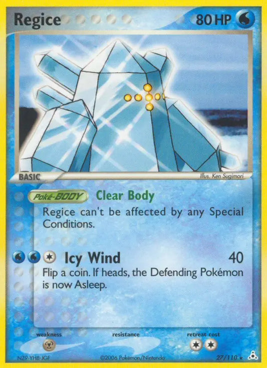 Regice 27 Holon Phantoms Pokesingles