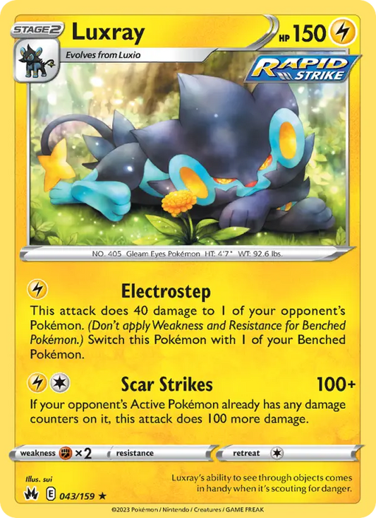 Luxray 43 Crown Zenith Pokesingles
