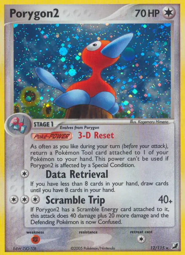 Porygon2 12 Unseen Forces Pokesingles