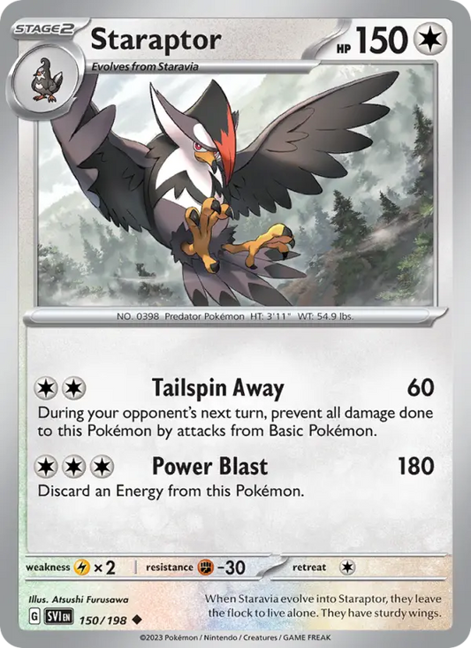Staraptor 150 Scarlet & Violet Pokesingles