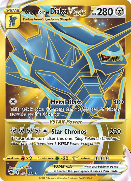 Origin Forme Dialga VSTAR 210 Astral Radiance Pokesingles
