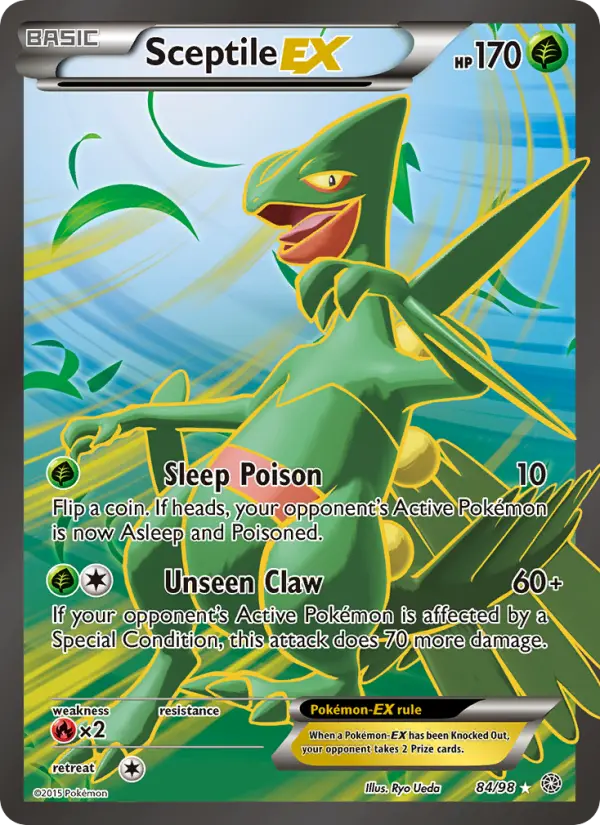 Sceptile EX 84 Ancient Origins Pokesingles