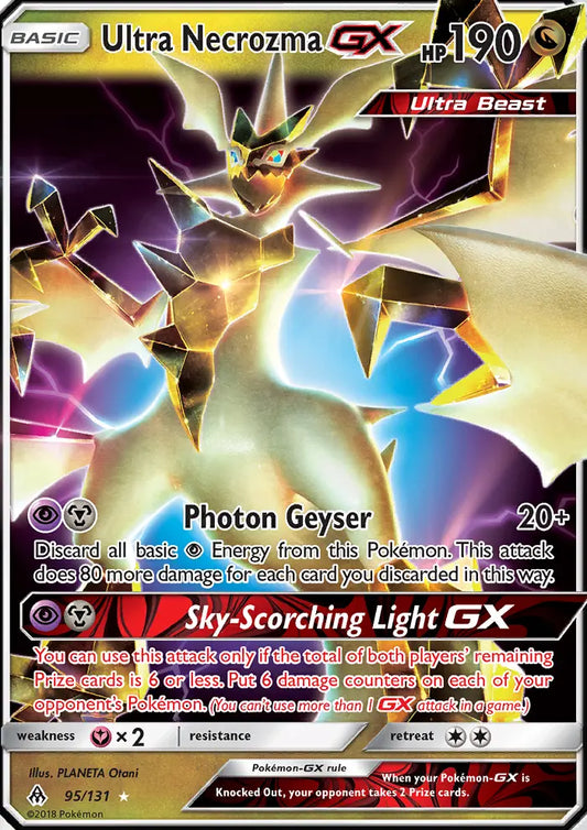 Ultra Necrozma GX 95 Forbidden Light Pokesingles