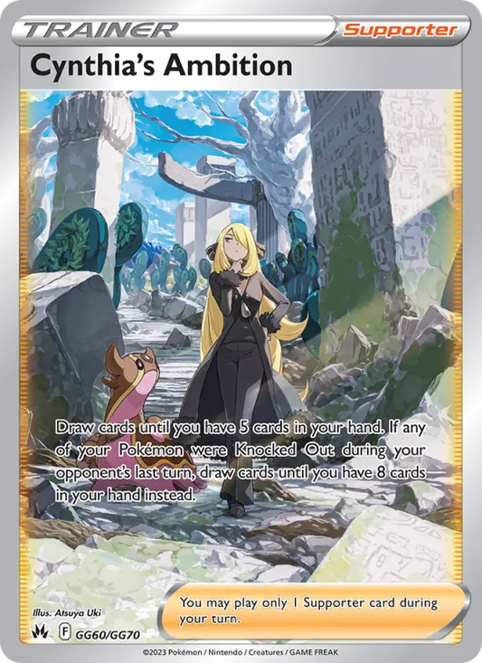 Cynthia's Ambition GG60 Crown Zenith Pokesingles