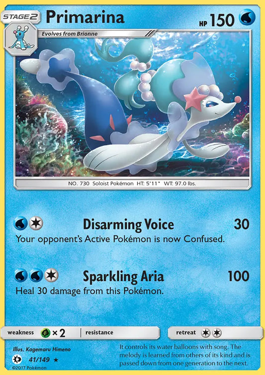 Primarina 41 Sun & Moon Pokesingles