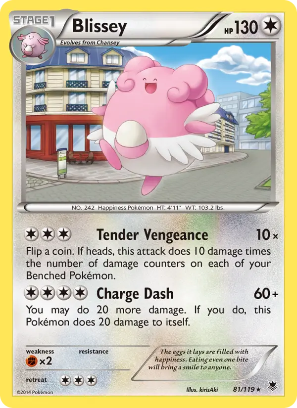 Blissey 81 Phantom Forces Pokesingles