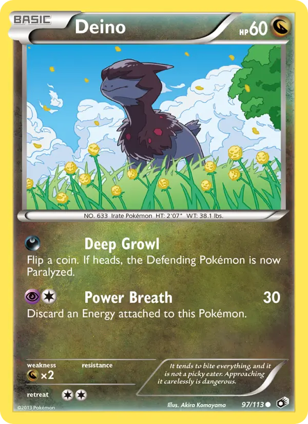Deino 97 Legendary Treasures Pokesingles