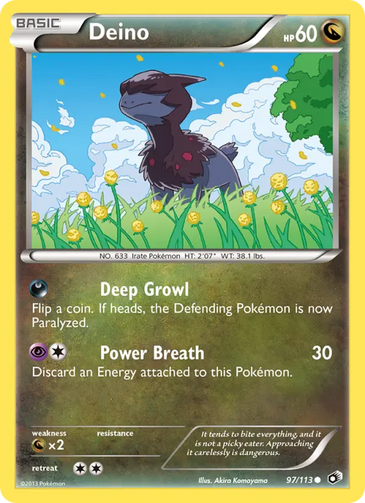 Deino 97 Legendary Treasures Pokesingles