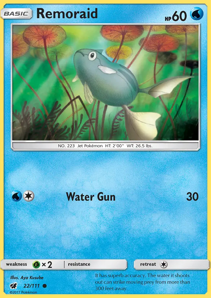 Remoraid 22 Crimson Invasion Pokesingles