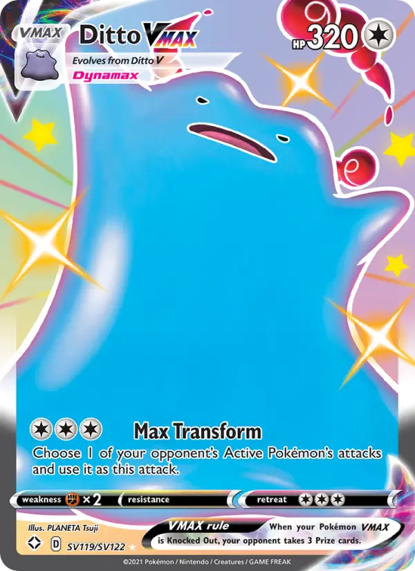 Ditto VMAX SV119 Shining Fates Pokesingles
