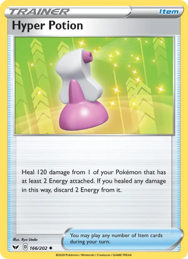 Hyper Potion 166 Sword & Shield Pokesingles