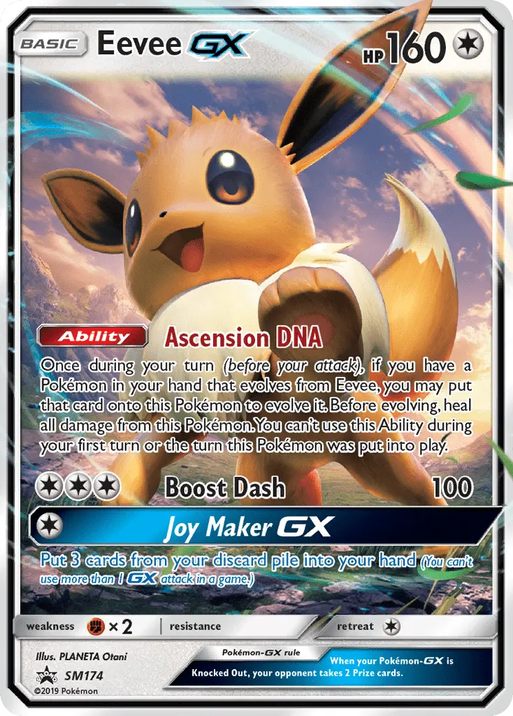 Eevee GX SM174 SM Black Star Promos Pokesingles