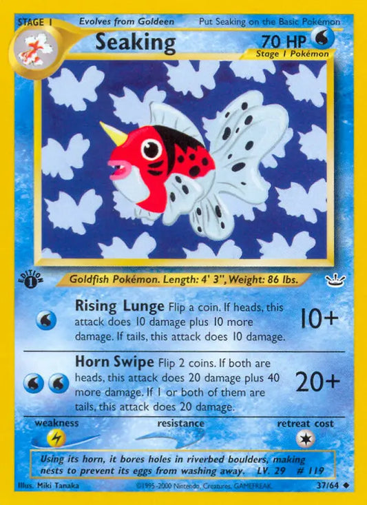 Seaking 37 Neo Revelation Pokesingles