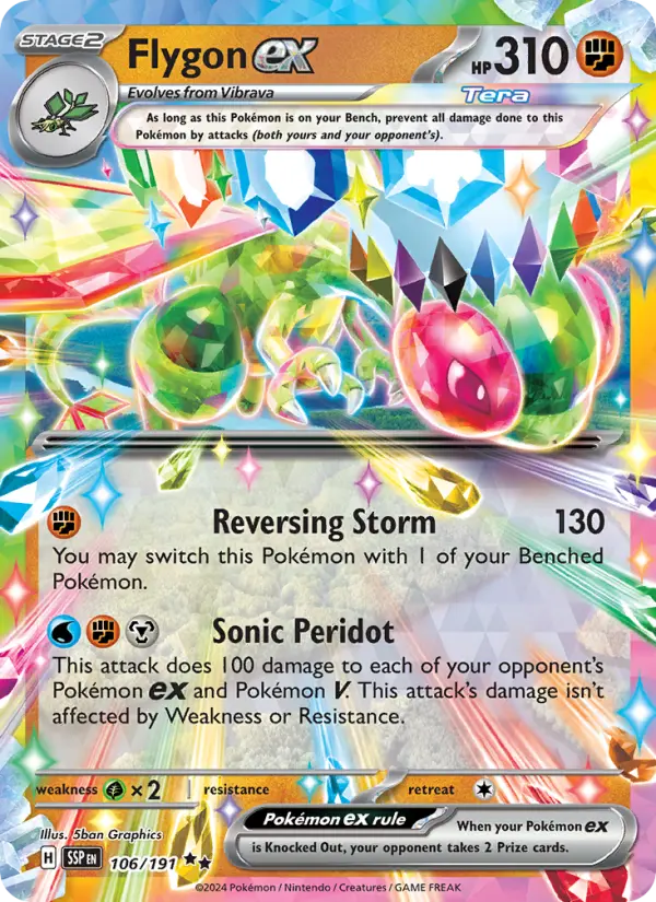 Flygon ex 106 Surging Sparks Pokesingles