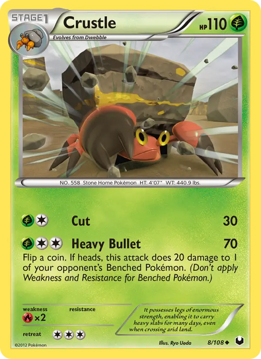 Crustle 8 Dark Explorers Pokesingles
