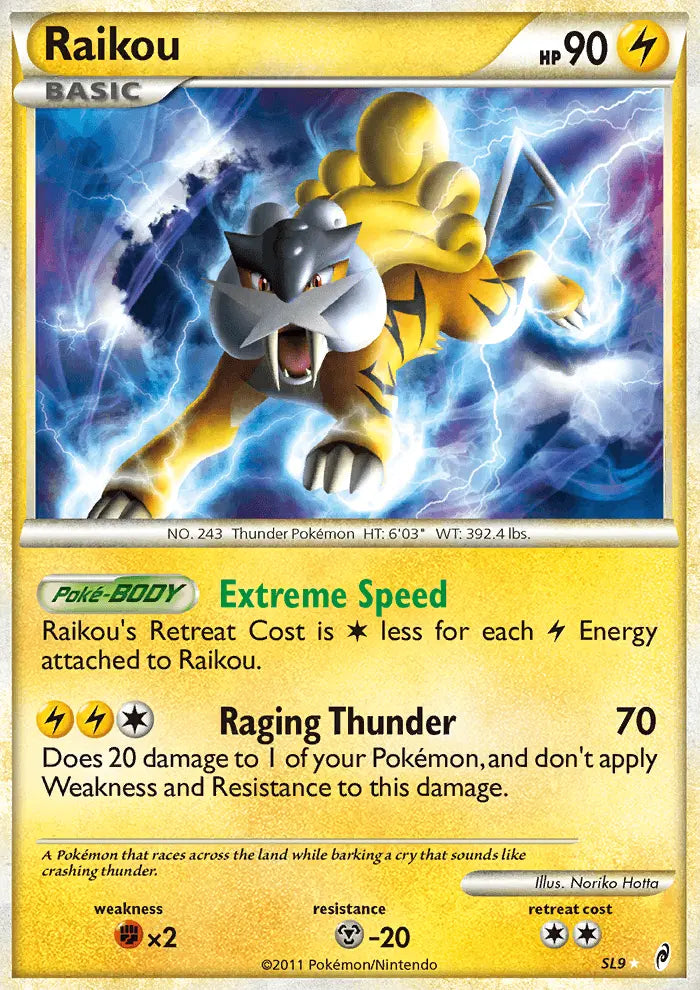 Raikou SL9 Call of Legends Pokesingles