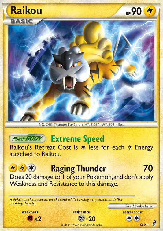 Raikou SL9 Call of Legends Pokesingles