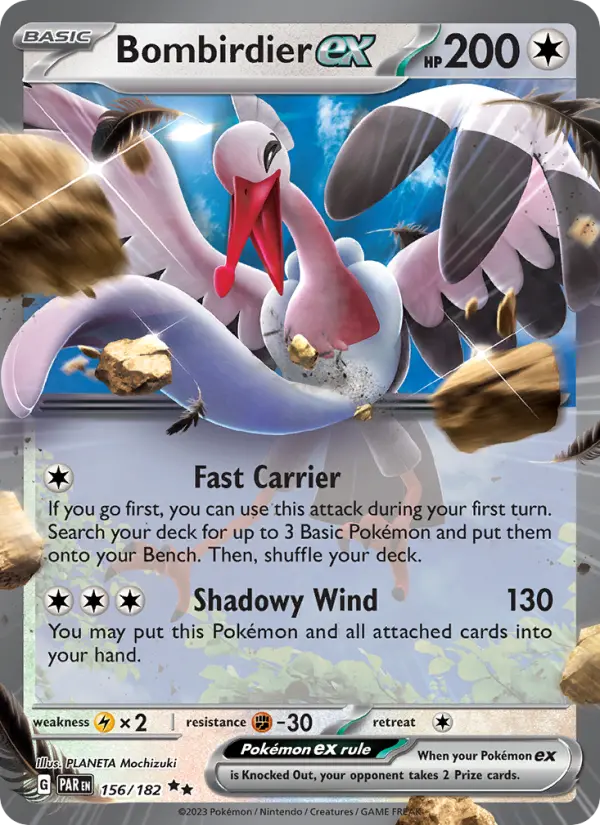 Bombirdier ex 156 Paradox Rift Pokesingles