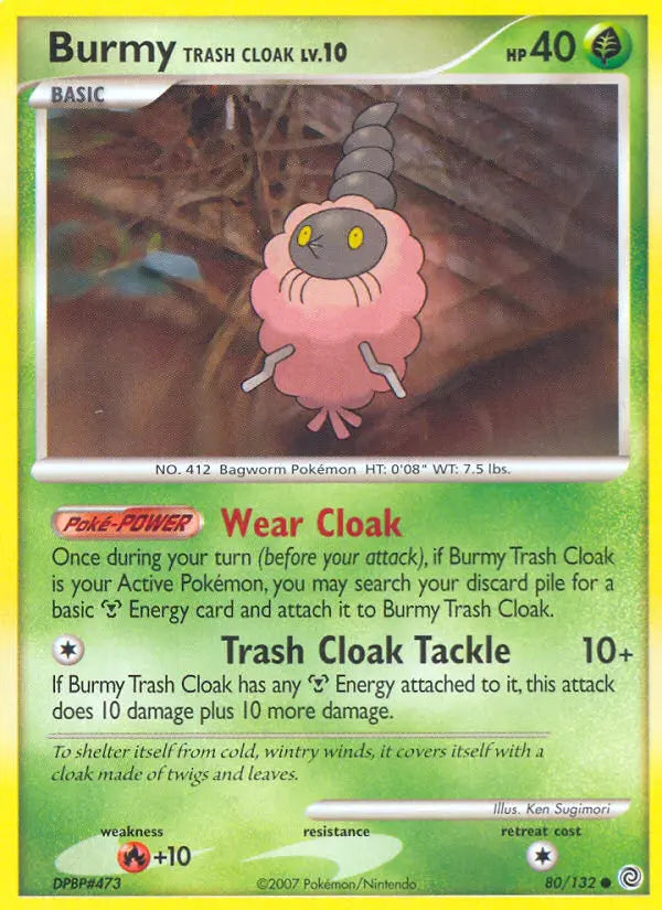 Burmy Trash Cloak 80 Secret Wonders Pokesingles