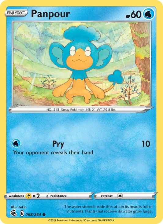 Panpour 68 Fusion Strike Pokesingles
