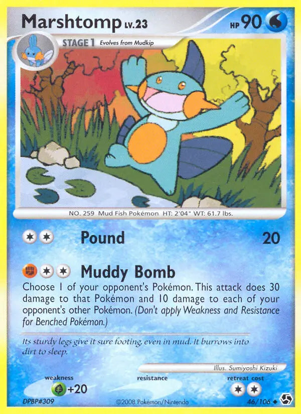 Marshtomp 46 Great Encounters Pokesingles