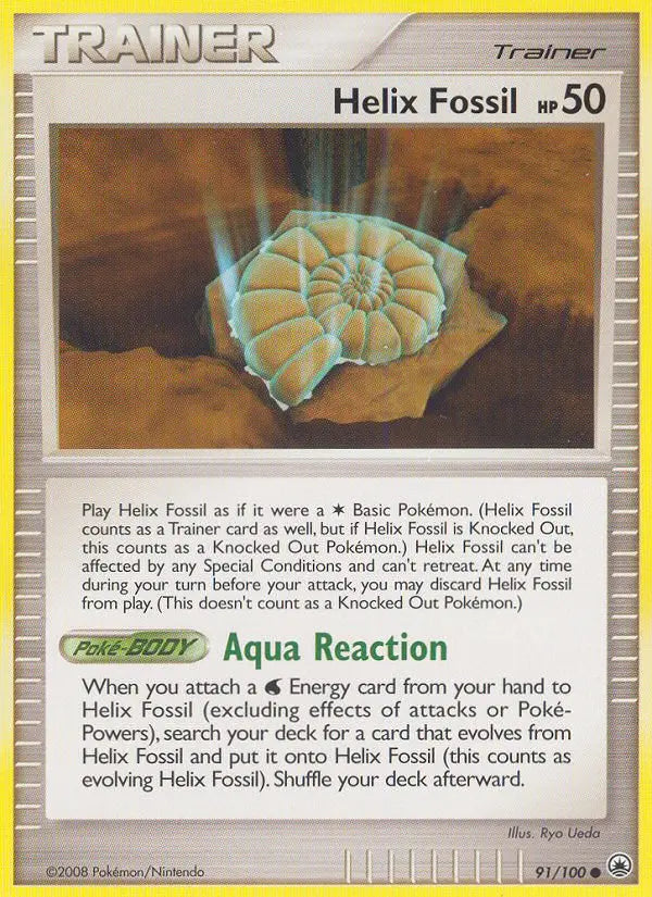 Helix Fossil 91 Majestic Dawn Pokesingles