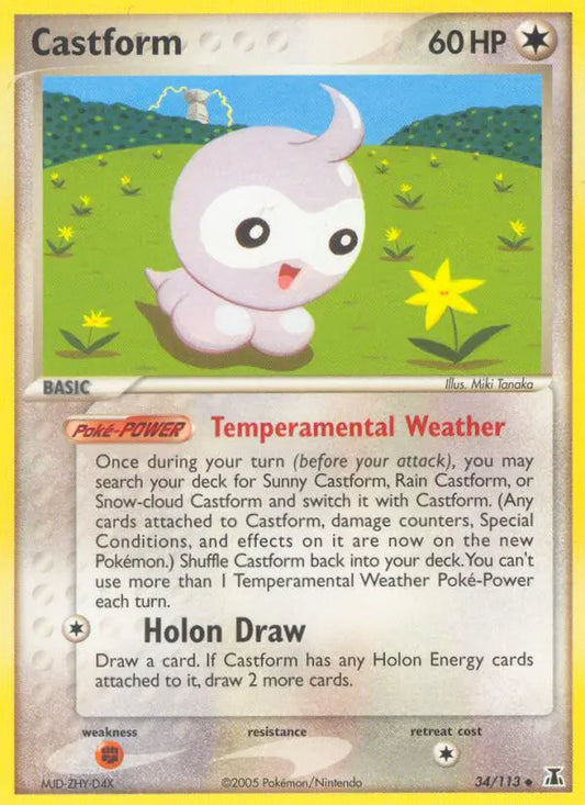Castform 34 Delta Species Pokesingles