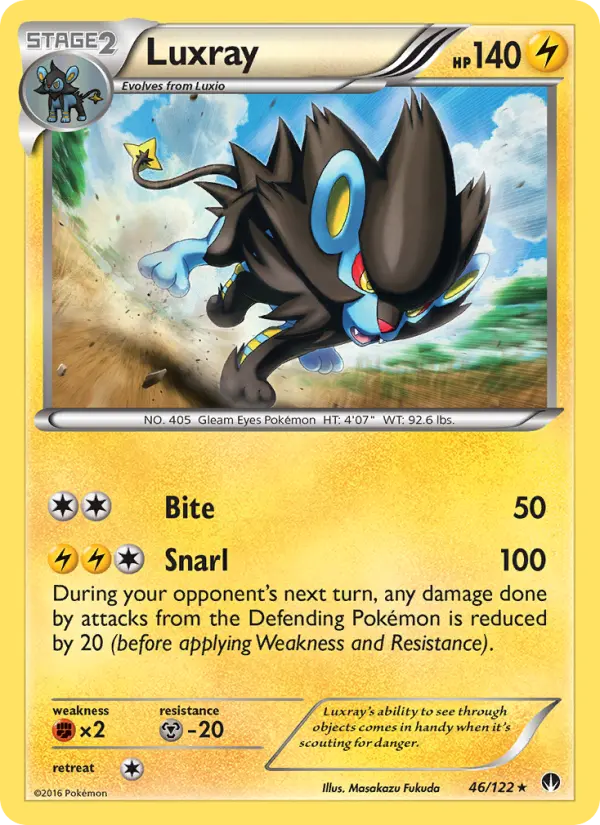 Luxray 46 BREAKpoint Pokesingles