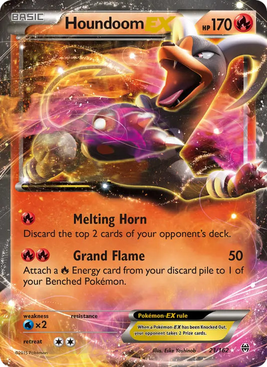 Houndoom EX 21 BREAKthrough Pokesingles