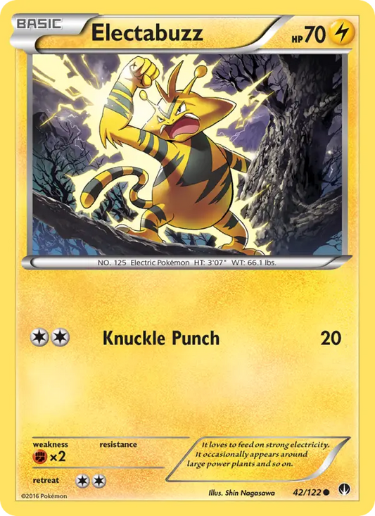Electabuzz 42 BREAKpoint Pokesingles