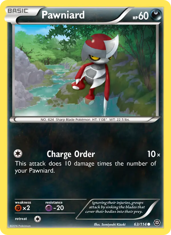 Pawniard 63 Steam Siege Pokesingles