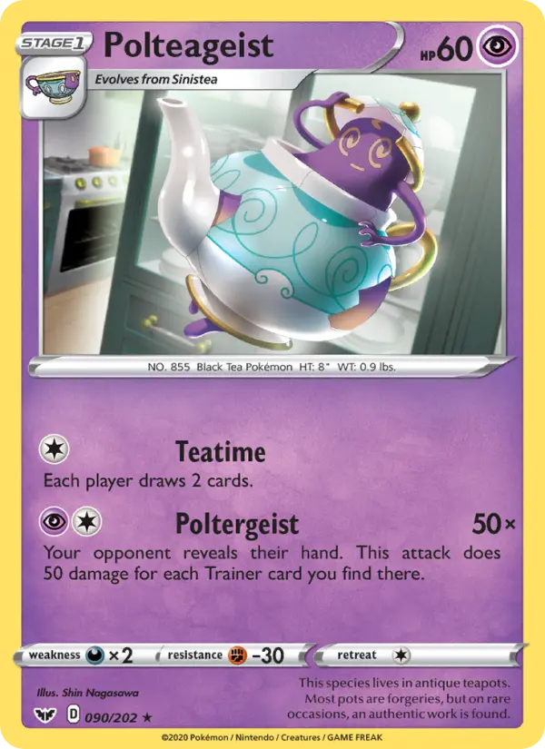 Polteageist 90 Sword & Shield Pokesingles