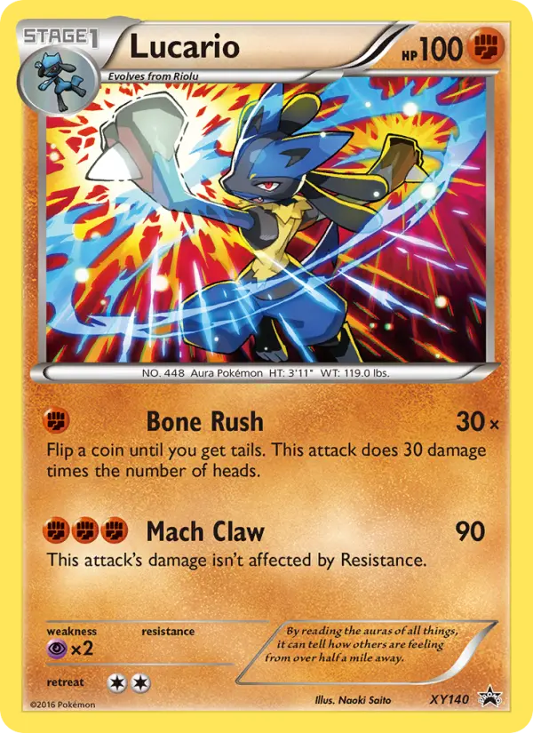 Lucario XY140 XY Black Star Promos Pokesingles