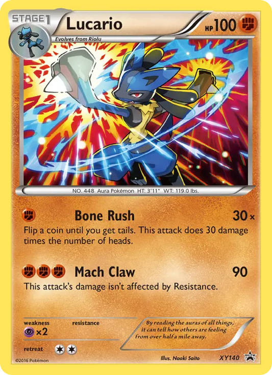 Lucario XY140 XY Black Star Promos Pokesingles