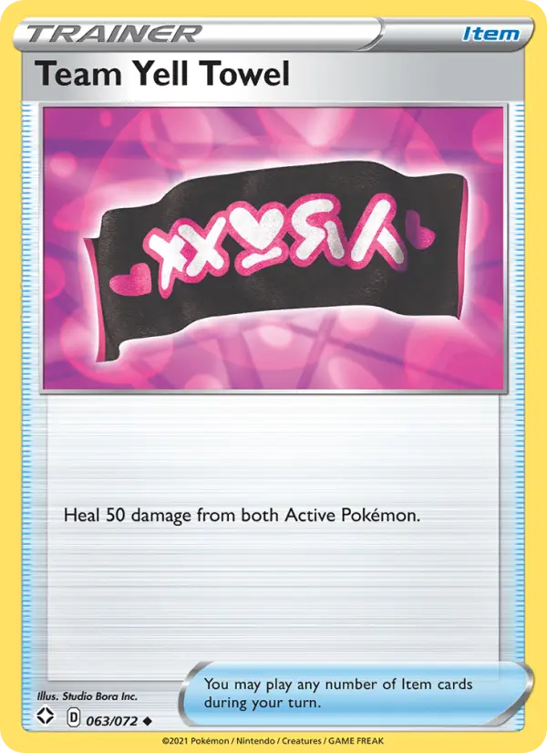 Team Yell Towel 63 Shining Fates Pokesingles