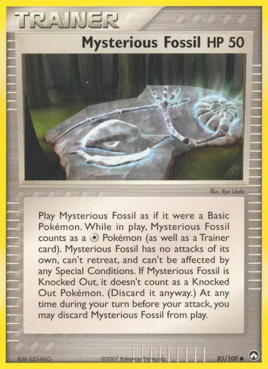 Mysterious Fossil 85 Power Keepers Pokesingles